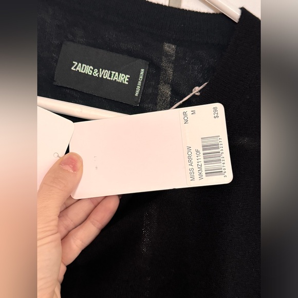 ZADIG & VOLTAIRE Miss Arrow Cashmere Sweater - Picture 6 of 9